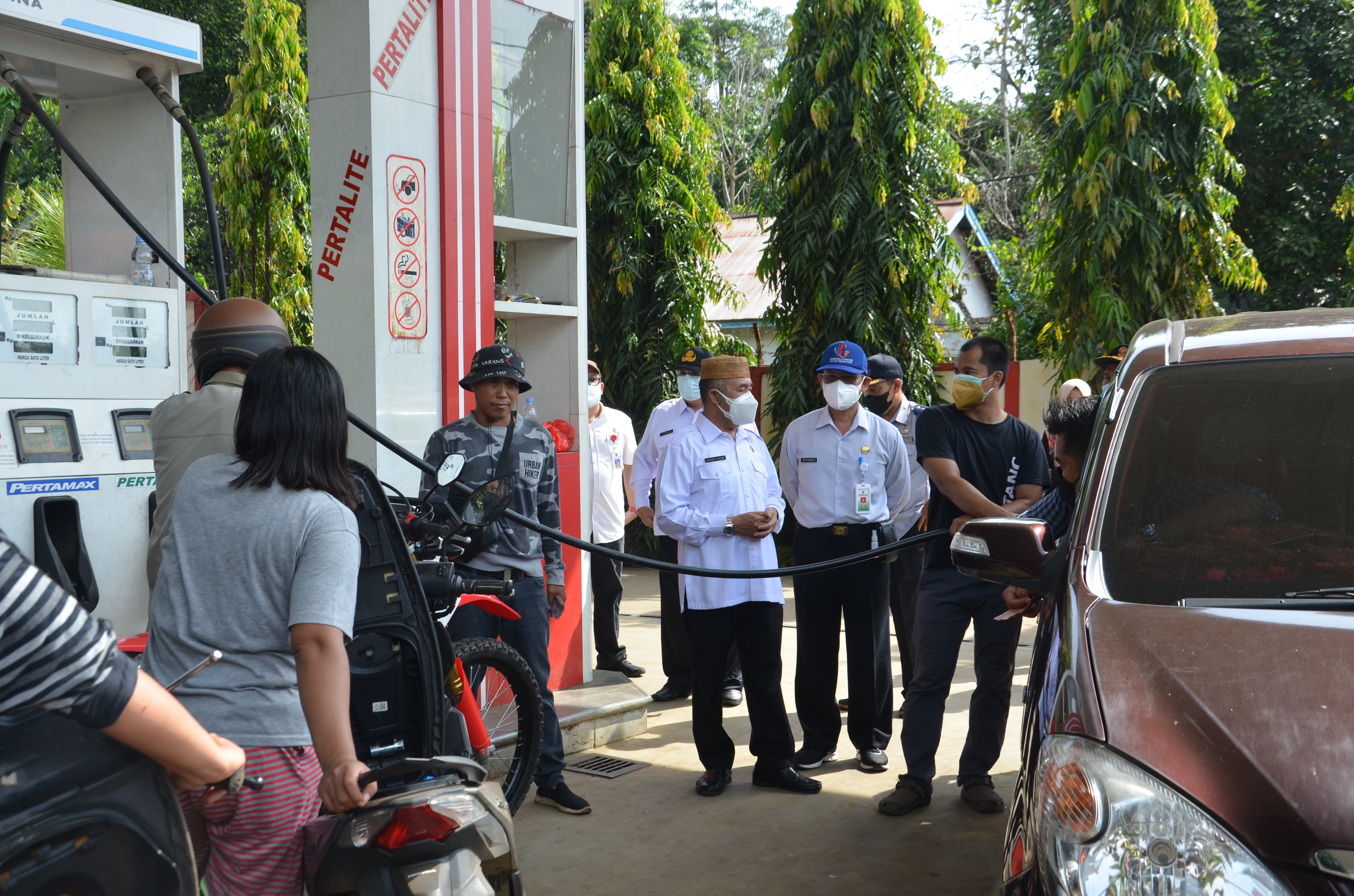 Pemkab Sidak SPBU dan APMS, Pantau Ketersediaan BBM